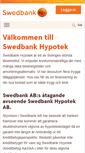 Mobile Screenshot of hypotek.swedbank.se